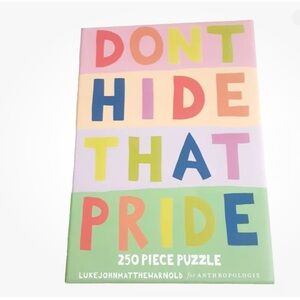 Anthropologie x Luke John Matthew Arnold Don’t Hide That Pride Puzzle NIB
